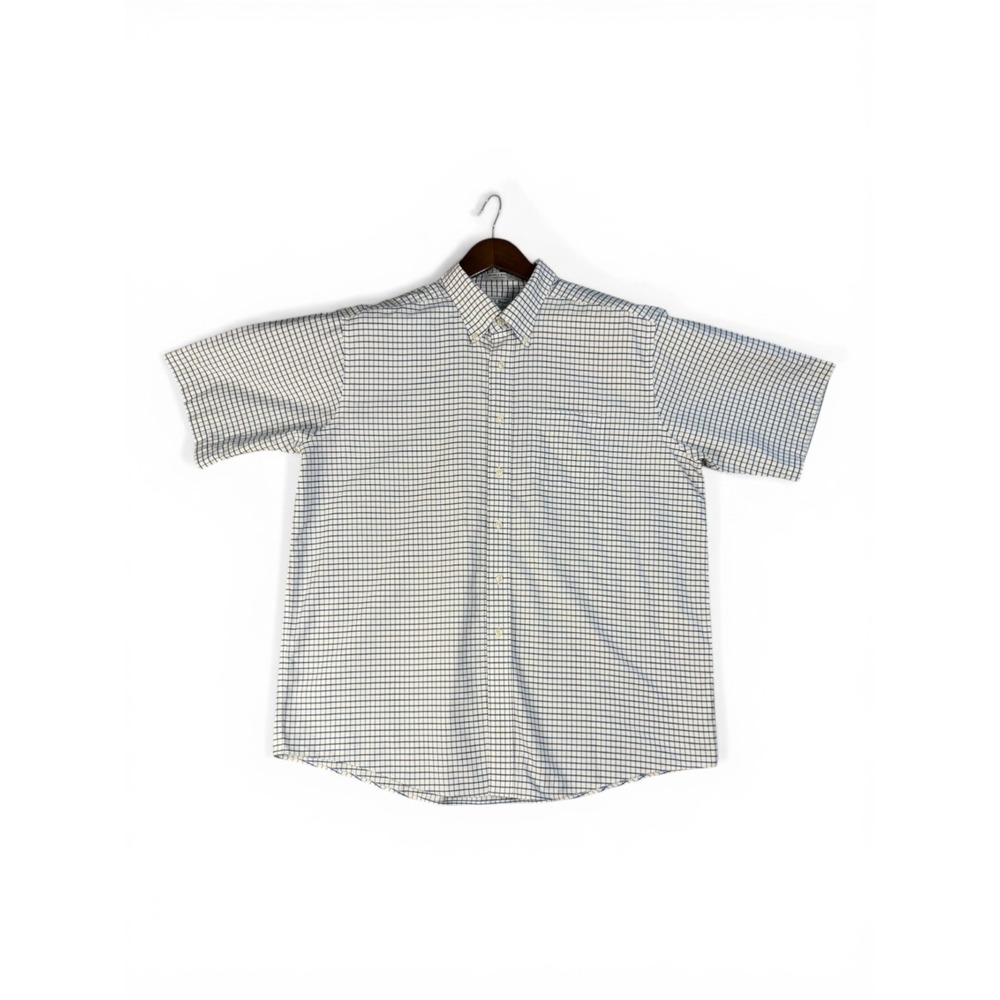 L.L. Bean Men's Wrinkle-Free Kennebunk Sport Shirt Traditional Fit Size 18-REG